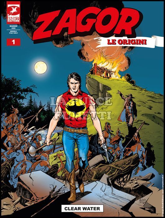 ZAGOR ALBO GIGANTE #    10 - ZAGOR LE ORIGINI 1: CLEAR WATER